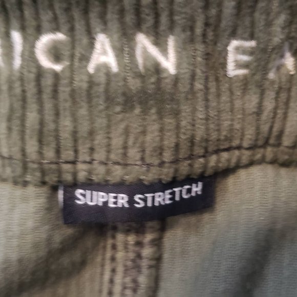 AE HIGH-WAISTED CORDUROY CURVY A-LINE SKIRT - Picture 5 of 7